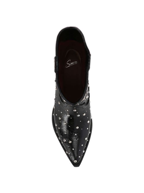 Santa Fe -stud-embellishment cowboy boots Sonora | SAN353GODBK