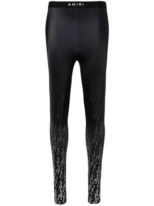 Burnout leggings with print AMIRI | PS24WAP002BLACK