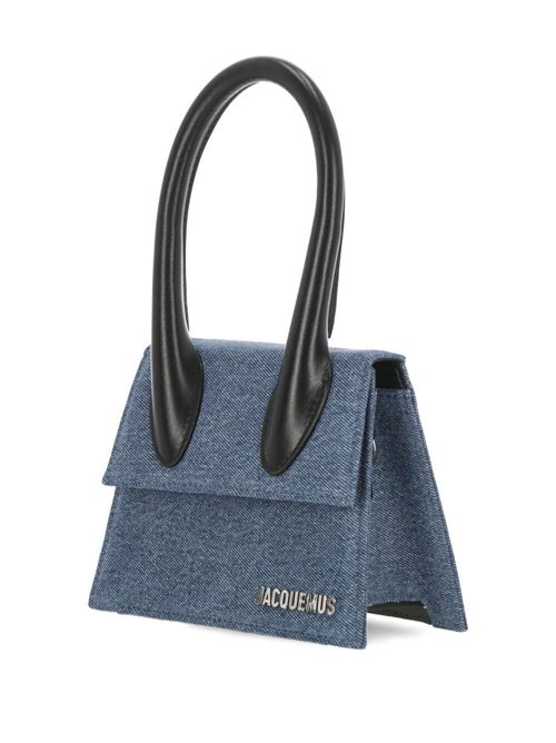 Royal-blue leather Le Chiquito tote bag Jacquemus | 213BA0023176330