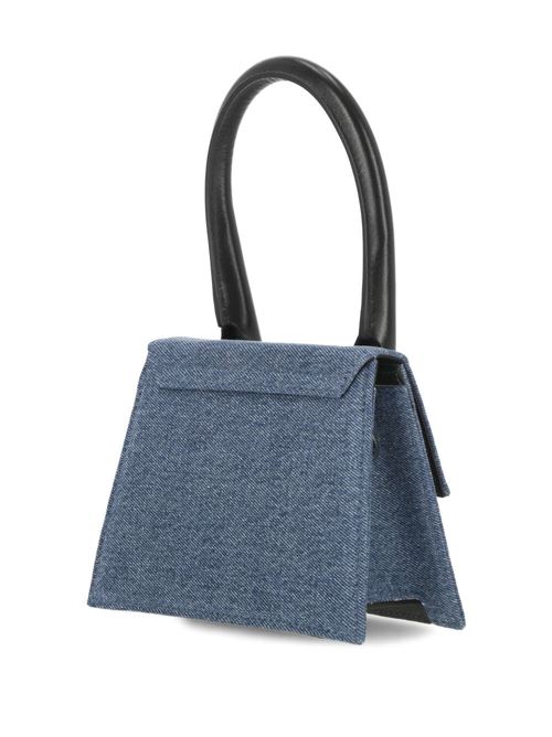 Royal-blue leather Le Chiquito tote bag Jacquemus | 213BA0023176330