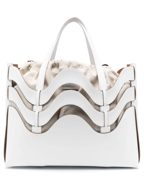 Optical white leather handbag ZANELLATO | 0685700990000Z7000