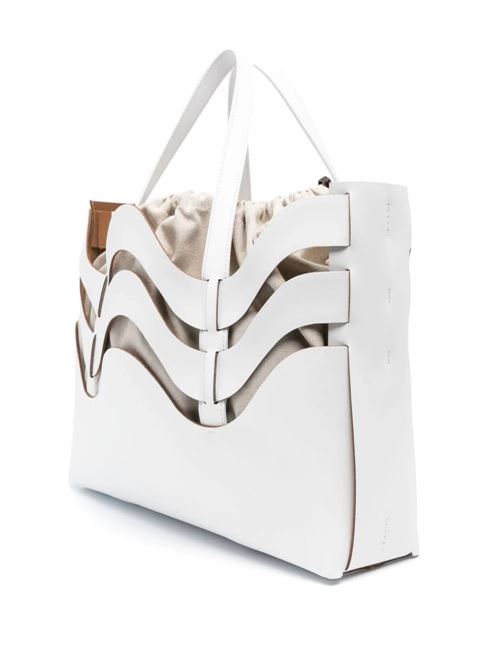 Optical white leather handbag ZANELLATO | 0685700990000Z7000