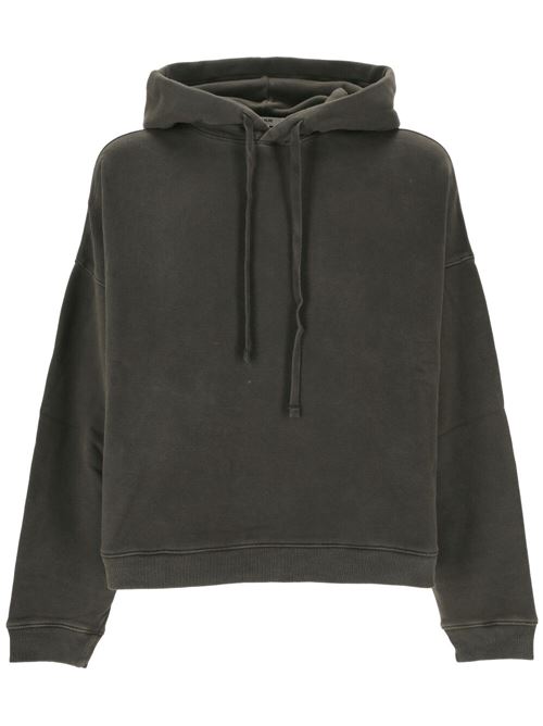 Fracture grey cotton man hoodie AGOLDE | A1011614FRCTR