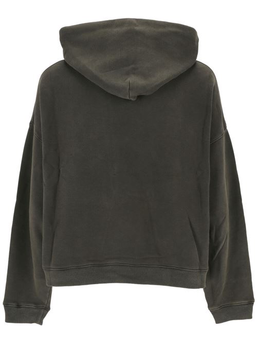 Fracture grey cotton man hoodie AGOLDE | A1011614FRCTR