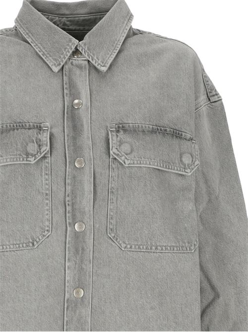 Grey cotton twill man jacket AGOLDE | A72991656RIAN