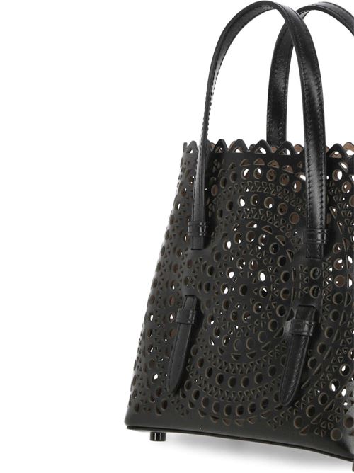 MINA 20 BAG IN LUXURIOUS WAVE-SHAPED CALFSKIN Alaia | AA1S06720C0I61999