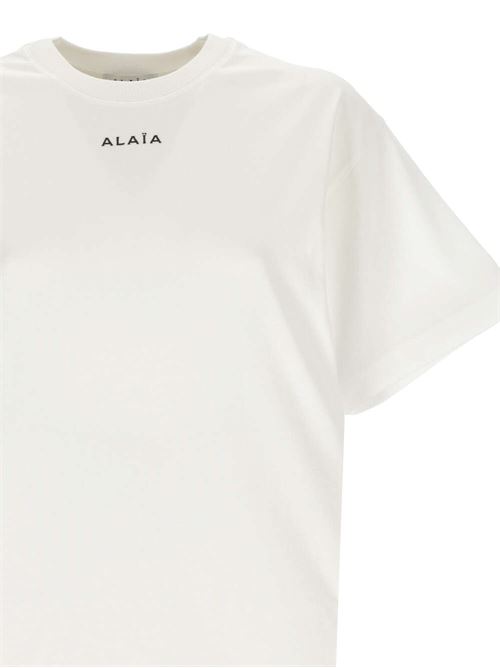 logo ricamato in jersey Alaia | AA9H04305J010009