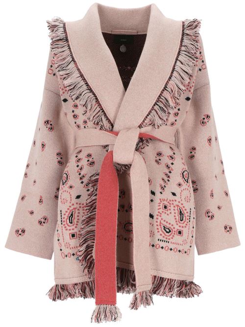 Light pink multicolour jacket Alanui | LWHB064R24KNI0023034