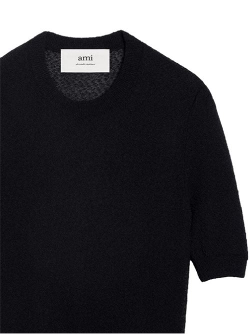 Boucle Crewneck Cropped T-shirt Ami | FTS037.KN0044001