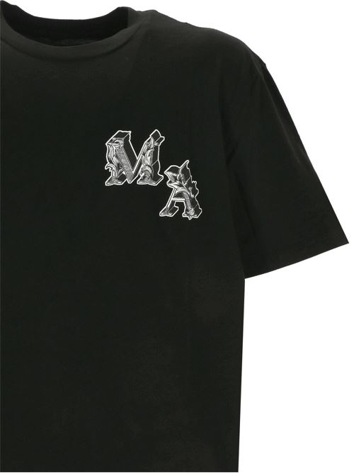 T-shirt con monogramma AMIRI | AMJYTE1024BLACK