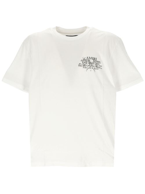 T-shirt con stampa AMIRI | AMJYTE1027WHITE