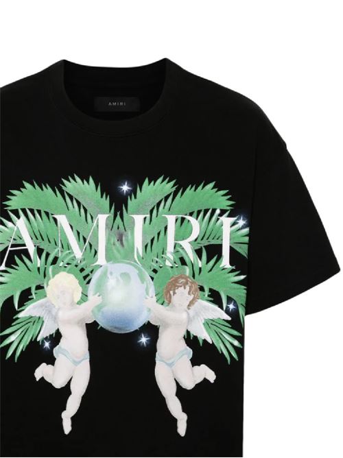 Multicolor printed t-shirt AMIRI | AMJYTE1028BLACK