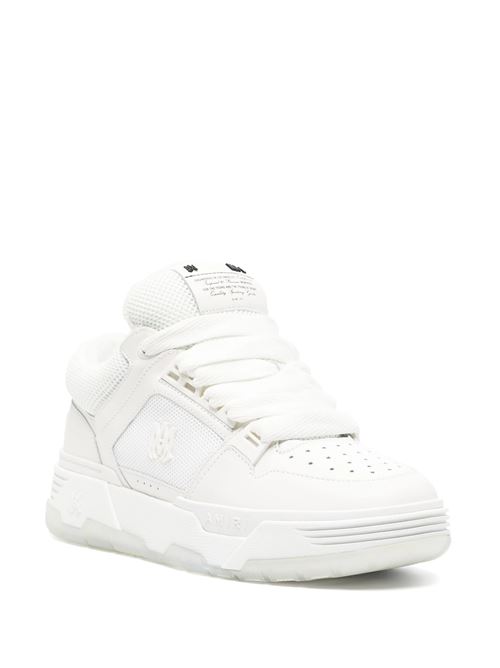 Sneakers con marchio dettaglio traforato logo applicato sul lato AMIRI | PS24MFS017WHITE