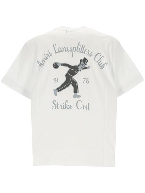 T-shirt Lanesplitters con stampa AMIRI | PS24MJG003WHITE