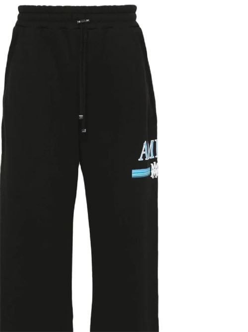 Pantaloni sportivi neri con logo AMIRI | PS24MJL030BLACK