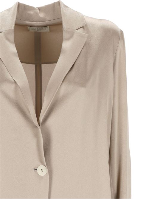 Medium beige satin shirt ANTONELLI | L3770794110