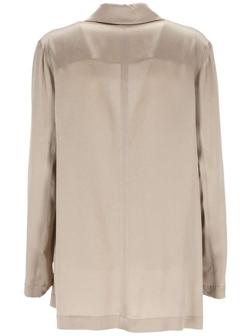 Medium beige satin shirt ANTONELLI | L3770794110