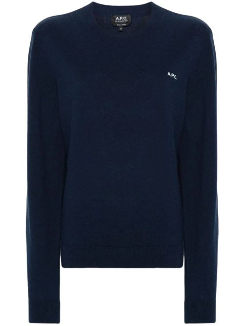 Sweater with embroidery on the chest for women A.P.C. | COEZJF23294IAK