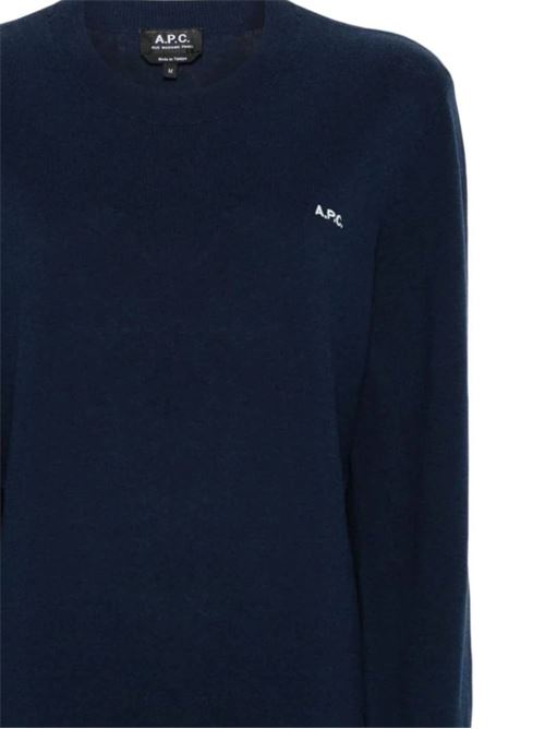 Maglione con ricamo sul petto da donna A.P.C. | COEZJF23294IAK