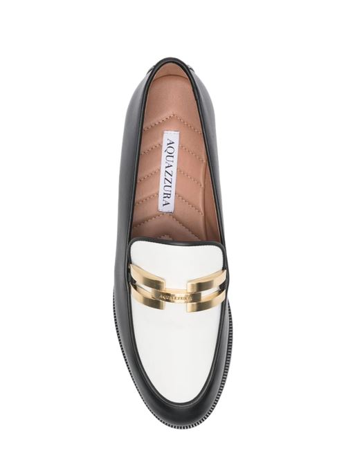 Woman bicolor loafers Aquazzura | BDIFLAM0CFP0FF