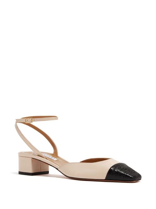 Beige/black leather two-tone pump Aquazzura | FRLMIDP0NGKLNB