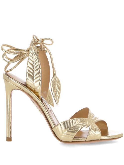 Gold-tone woman sandals Aquazzura | LEFHIGS0NPLSOG