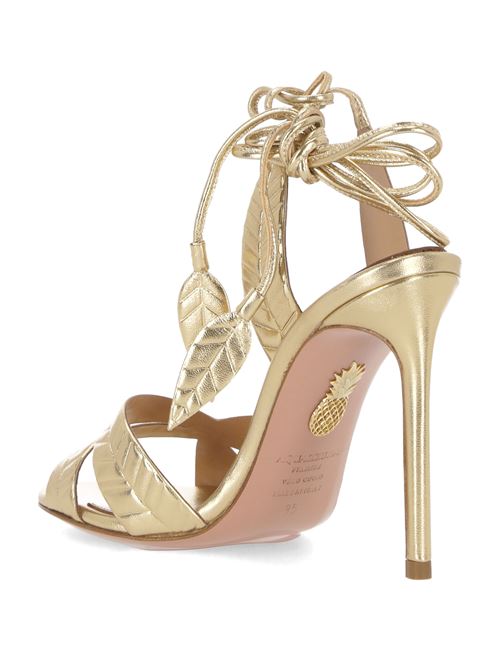 Gold-tone woman sandals Aquazzura | LEFHIGS0NPLSOG