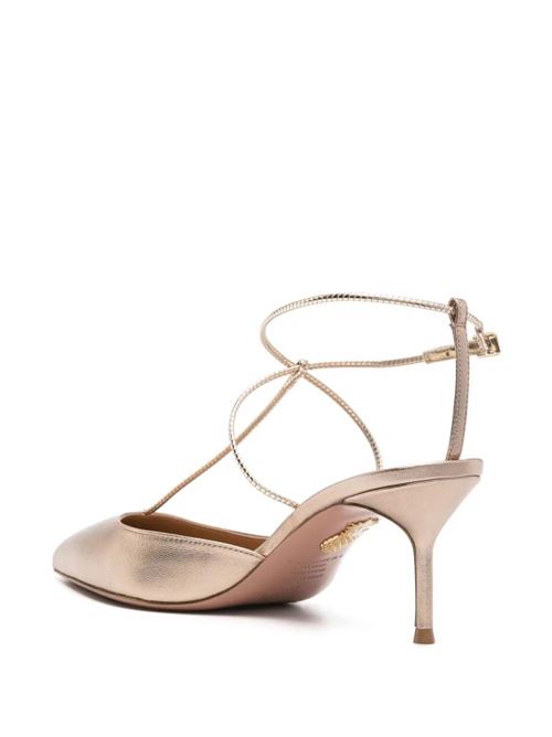 Decolleté donna rosa metallizzato Aquazzura | RRMMIDP0SYHPLP