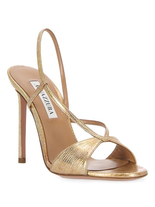 Gold-tone woman Sandal Aquazzura | SGNHIGS0DMC104