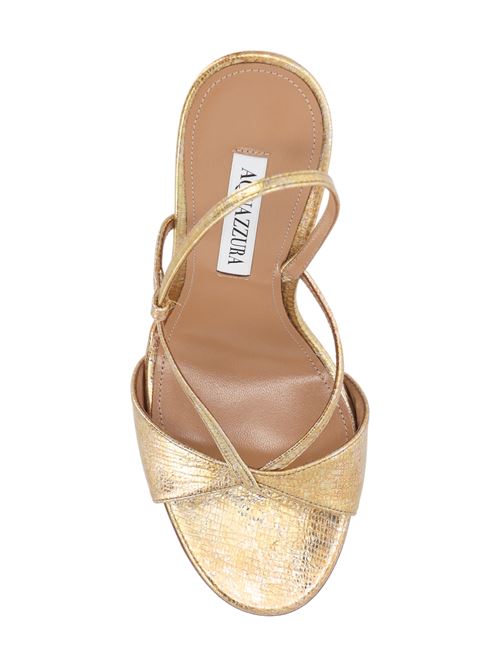 Gold-tone woman Sandal Aquazzura | SGNHIGS0DMC104