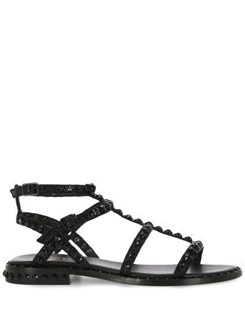 sandali neri con borchie Ash | PRECIOUSBI06BLACK/BLACK