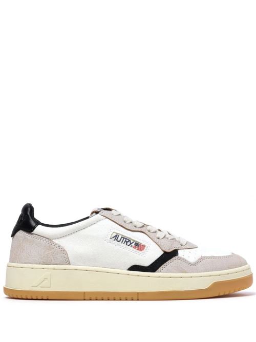 Sneakers uomo beige bianche Autry | AULMDS02WHT/BLK