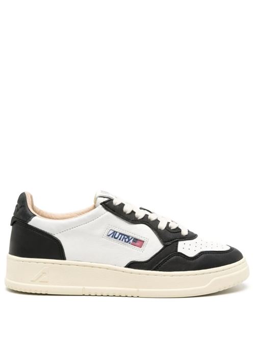 Sneaker con toppa con logo Autry | AULMGH02WHT/BLACK