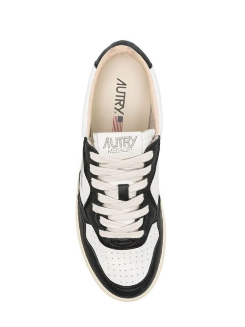 Sneaker con toppa con logo Autry | AULMGH02WHT/BLACK