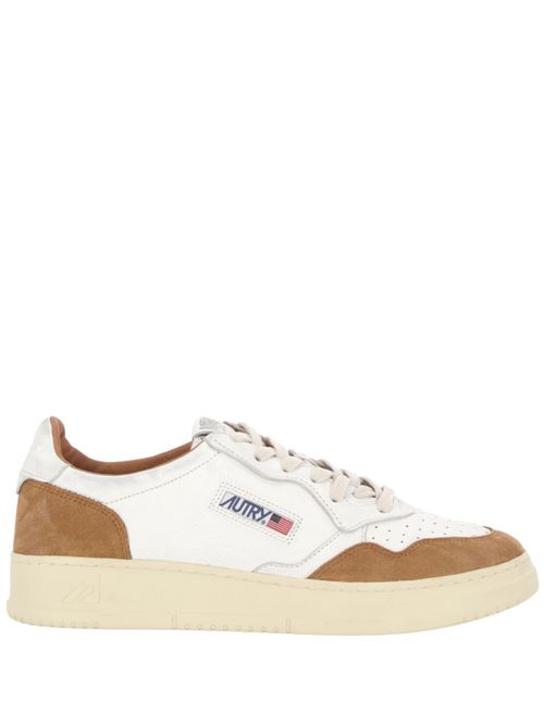 Sneaker in pelle Autry | AULMGS27WHT/CARAMEL