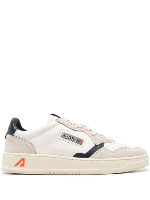 White/beige/midnight blue snekaers Autry | AULMHE02WHT/SAND/SP