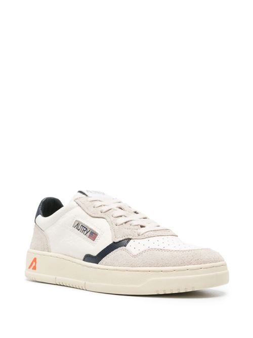 White/beige/midnight blue snekaers Autry | AULMHE02WHT/SAND/SP