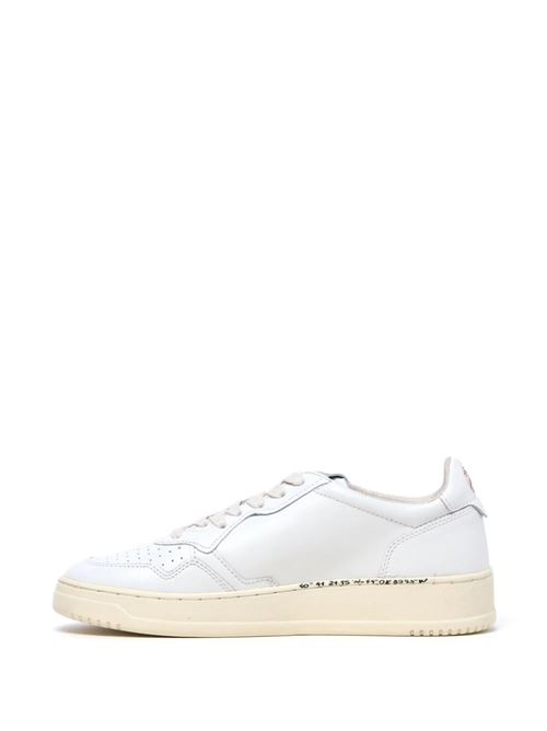 White sneaker Autry | AULMLI02WHT/RED