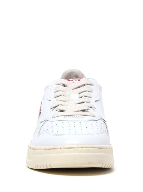 White sneaker Autry | AULMLI02WHT/RED