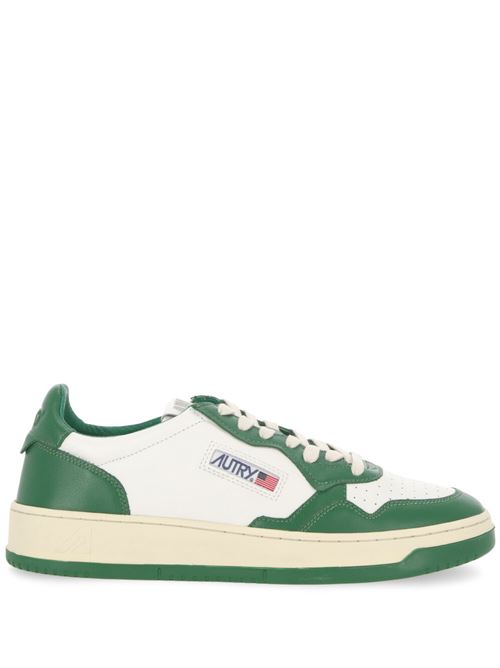 Forest-green/white sneaker Autry | AULMWB03WHT/GREEN