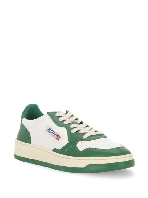 Sneaker stringate bicolore Autry | AULMWB03WHT/GREEN