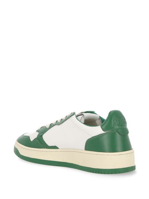 Sneaker stringate bicolore Autry | AULMWB03WHT/GREEN