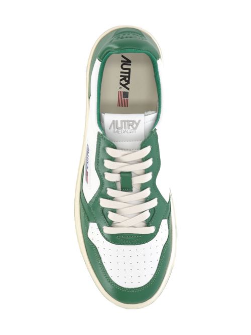 Forest-green/white sneaker Autry | AULMWB03WHT/GREEN