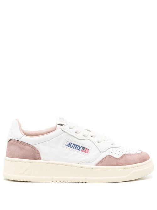 White, pink sneaker Autry | AULWGS28WHT/NUDE