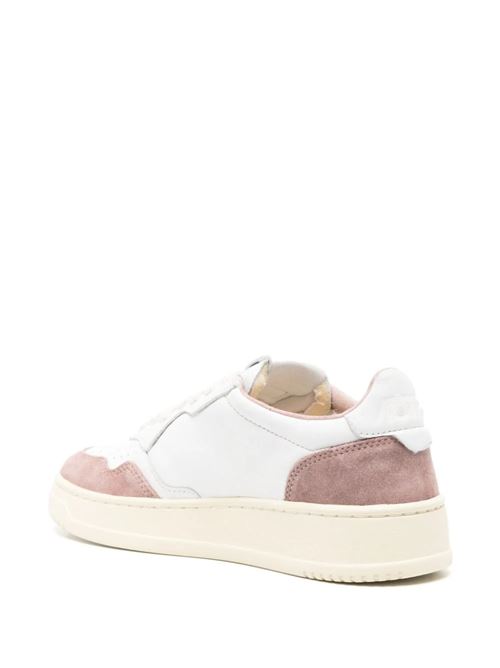 Sneaker bianca e rosa Autry | AULWGS28WHT/NUDE