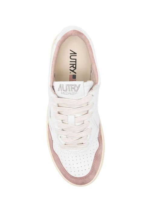 White, pink sneaker Autry | AULWGS28WHT/NUDE