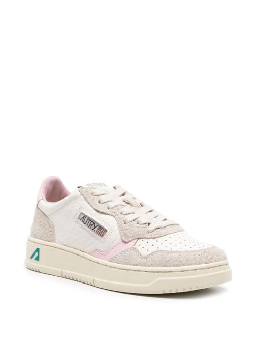 Sneaker bianca/beige sabbia/rosa Autry | AULWHE03WHT/SND/BSHBR