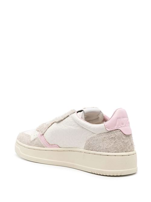 Sneaker bianca/beige sabbia/rosa Autry | AULWHE03WHT/SND/BSHBR