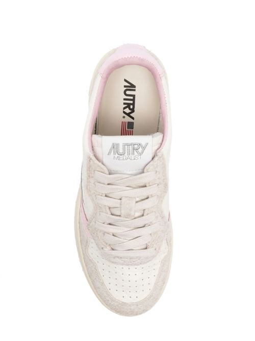 White/sand beige/light pink sneaker Autry | AULWHE03WHT/SND/BSHBR