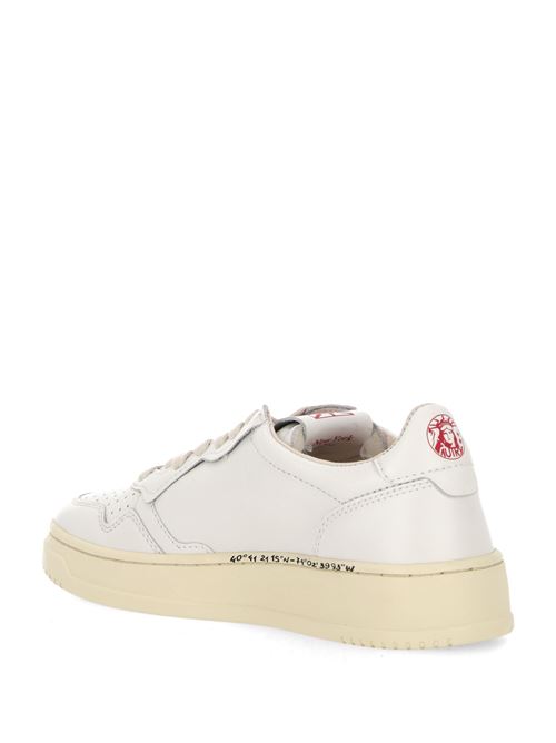 Sneaker bianca Autry | AULWLI02WHT/RED